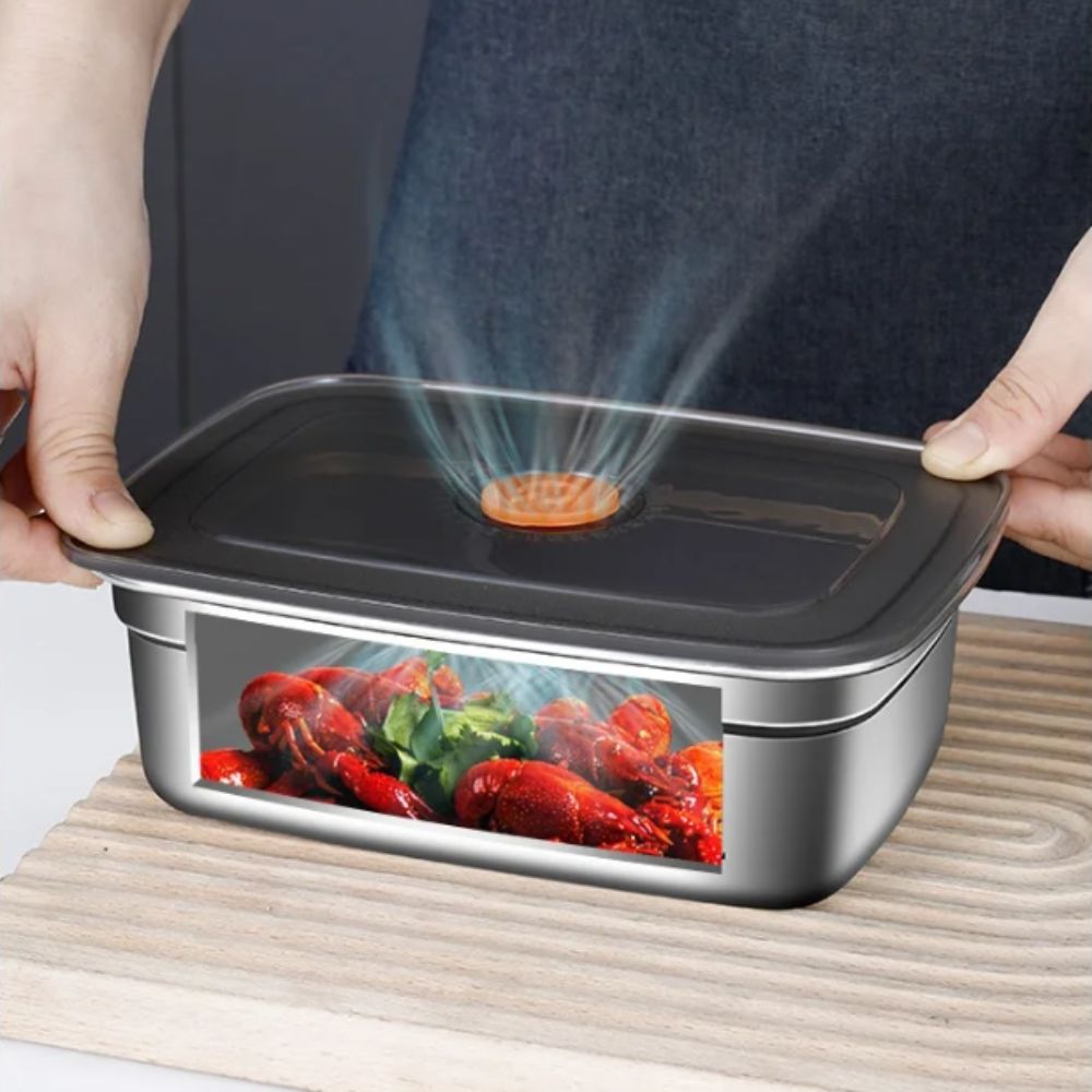 Commercial Kitchen Fridge - Przenośny pojemnik ze stali nierdzewnej do