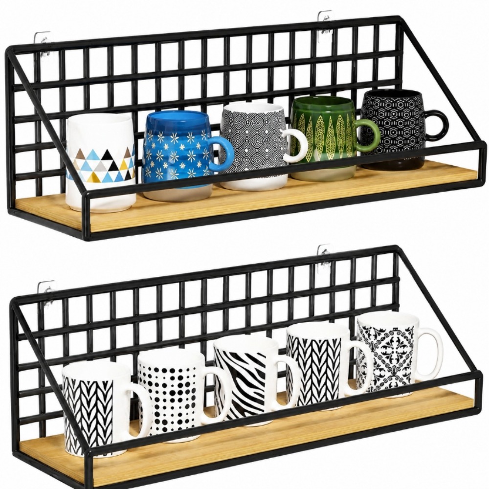 Commercial Kitchen Wall Shelves - Półka wisząca metalowa, kosz do przechowywania,
