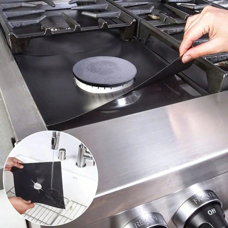 Commercial Kitchen Gas Stove - 2/4/6/8 szt. Ochraniacze na kuchenkę gazową,