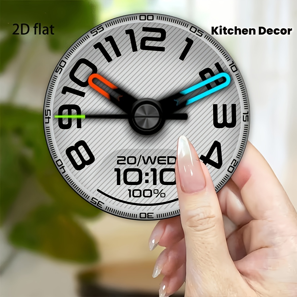 Commercial Kitchen Fridge - Praktyczny, akrylowy, kreatywny zegar 2D z