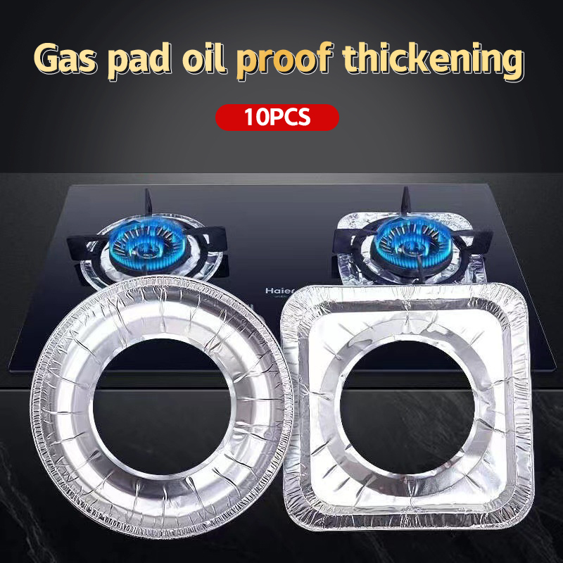 Commercial Kitchen Gas Stove - 10 sztuk/zestaw zagęszczona folia aluminiowa osłony