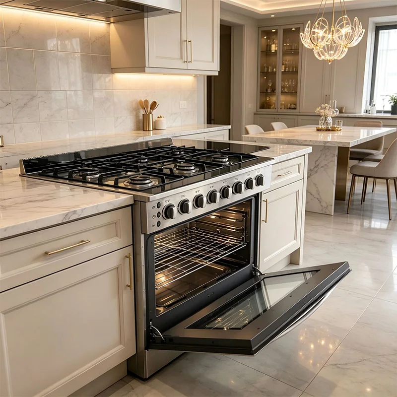 Komercyjna kuchenka gazowa z 6 – Commercial Kitchen Gas Stove recenzja i cena