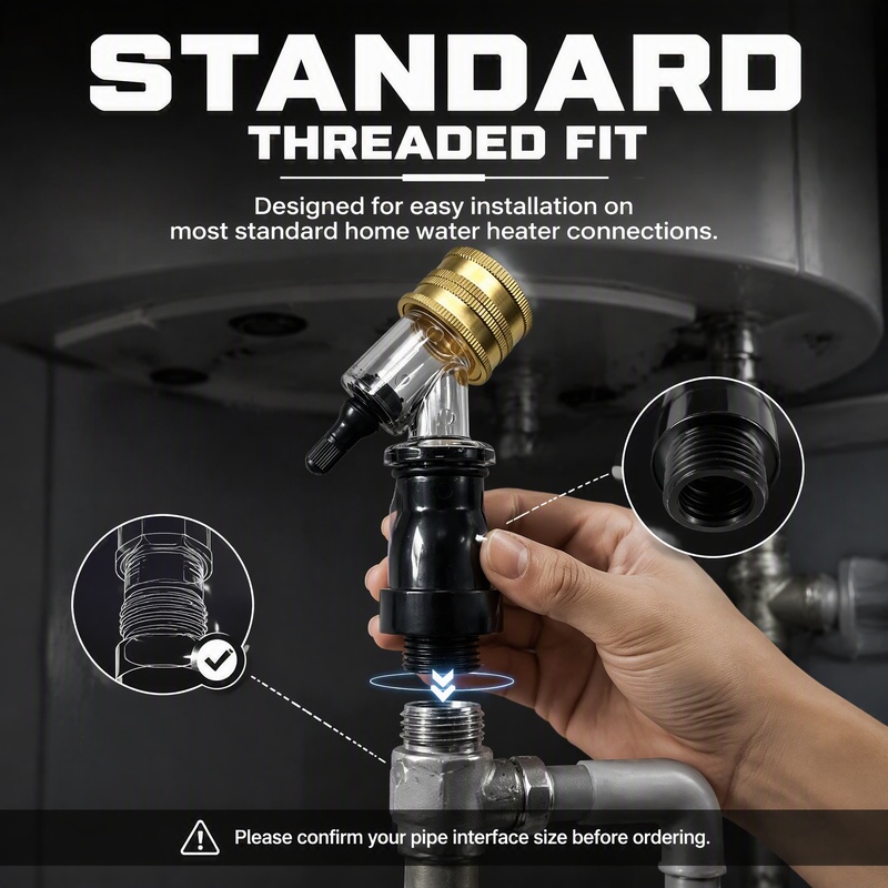 Przezroczysty wizualny adapter – Commercial Kitchen Tap recenzja i cena
