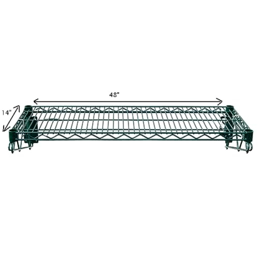 Półka ścienna z zielonego drut – Commercial Kitchen Wall Shelves recenzja i cena