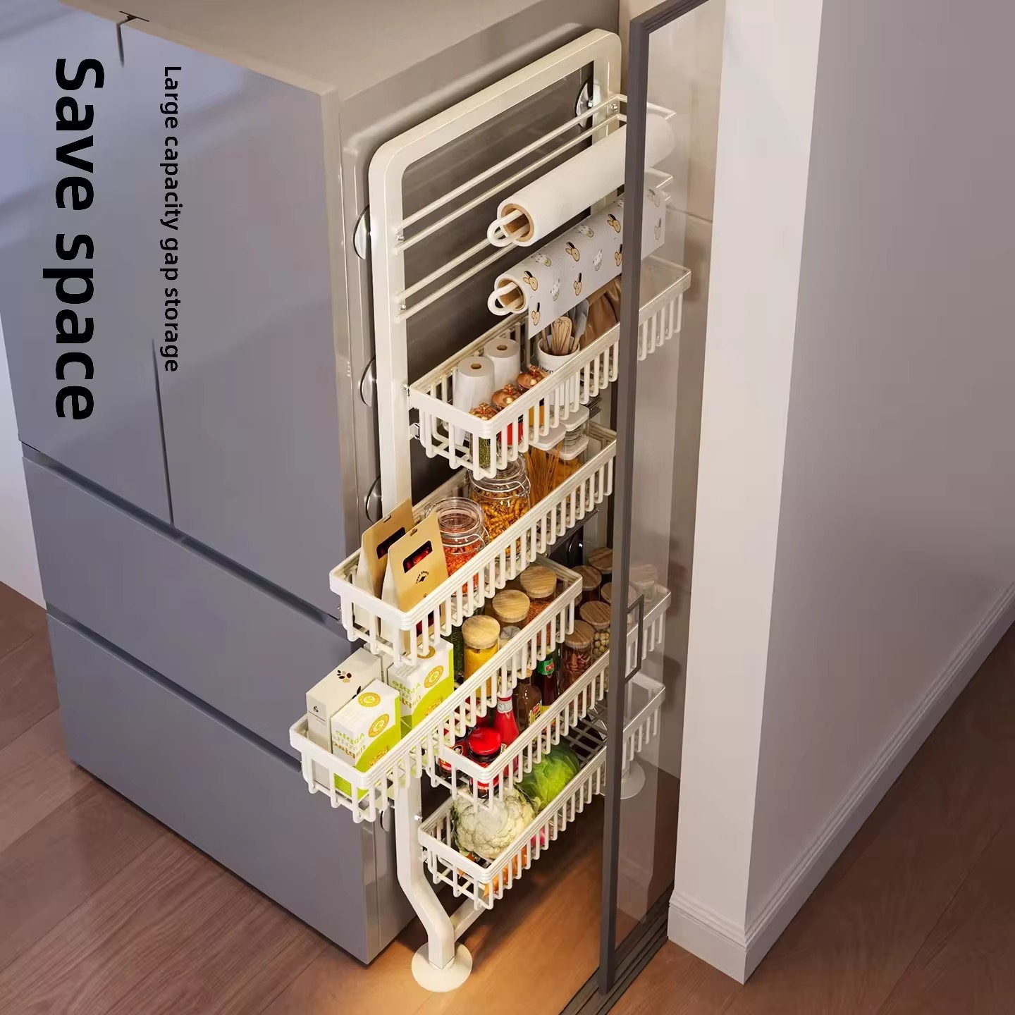 Wąski regał do przechowywania, – Commercial Kitchen Wall Shelves recenzja i cena