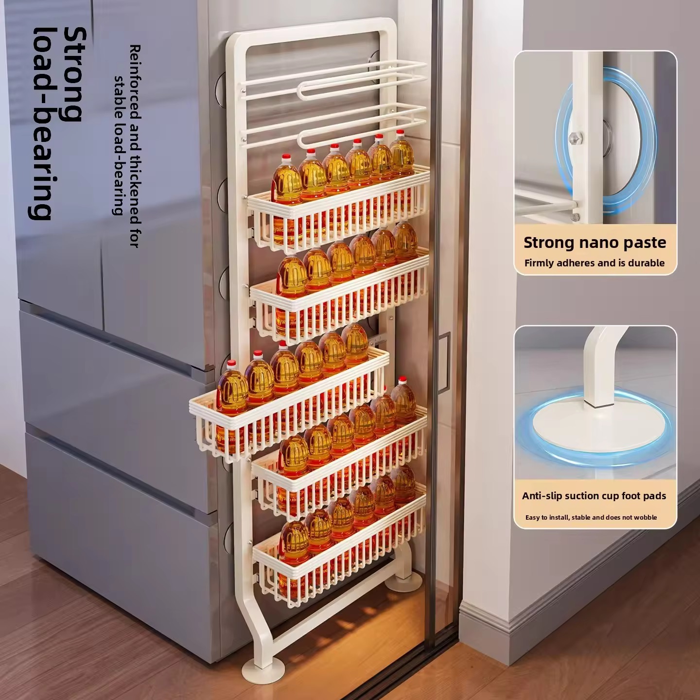 Wąski regał do przechowywania, – Commercial Kitchen Wall Shelves recenzja i cena