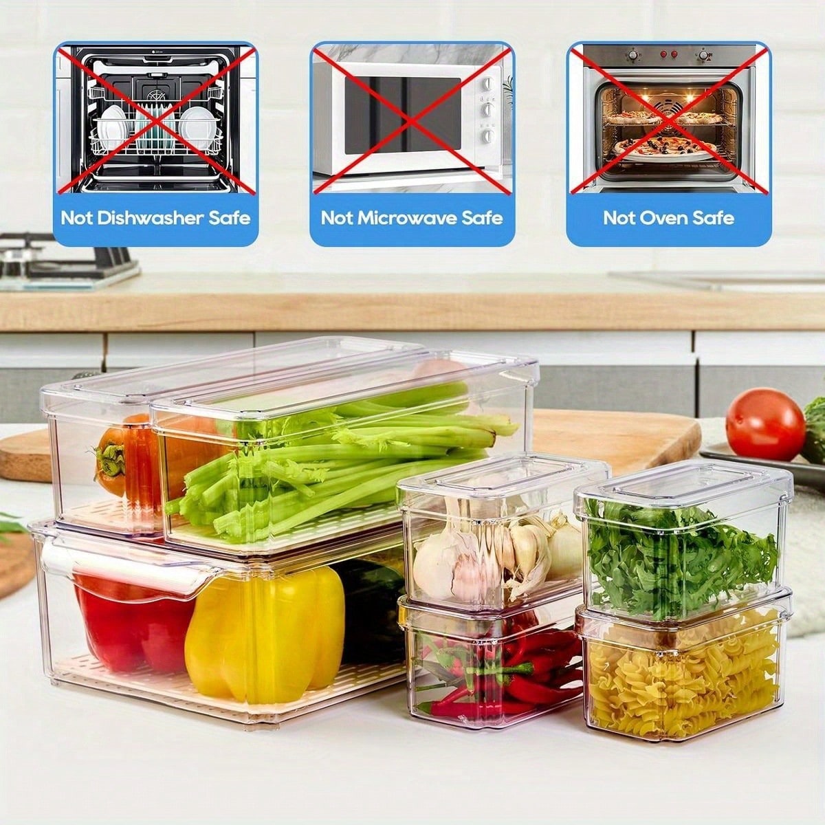 7-częściowy zestaw organizerów – Commercial Kitchen Fridge recenzja i cena