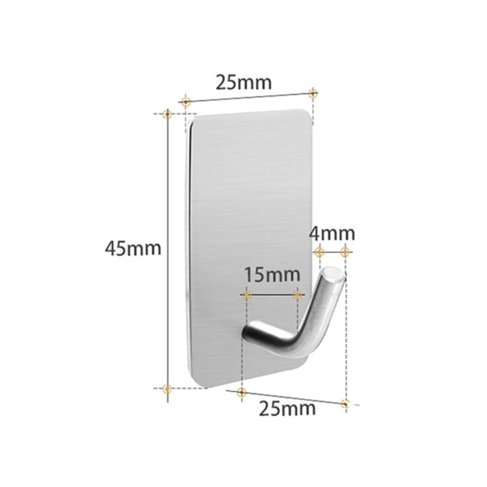 1-10 sztuk samoprzylepny hak z – Commercial Kitchen Wall Shelves recenzja i cena