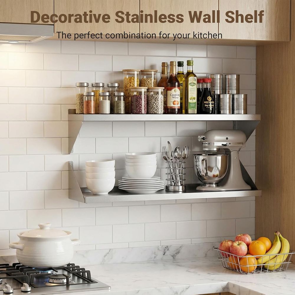 Półka ścienna ze stali nierdze – Commercial Kitchen Wall Shelves recenzja i cena
