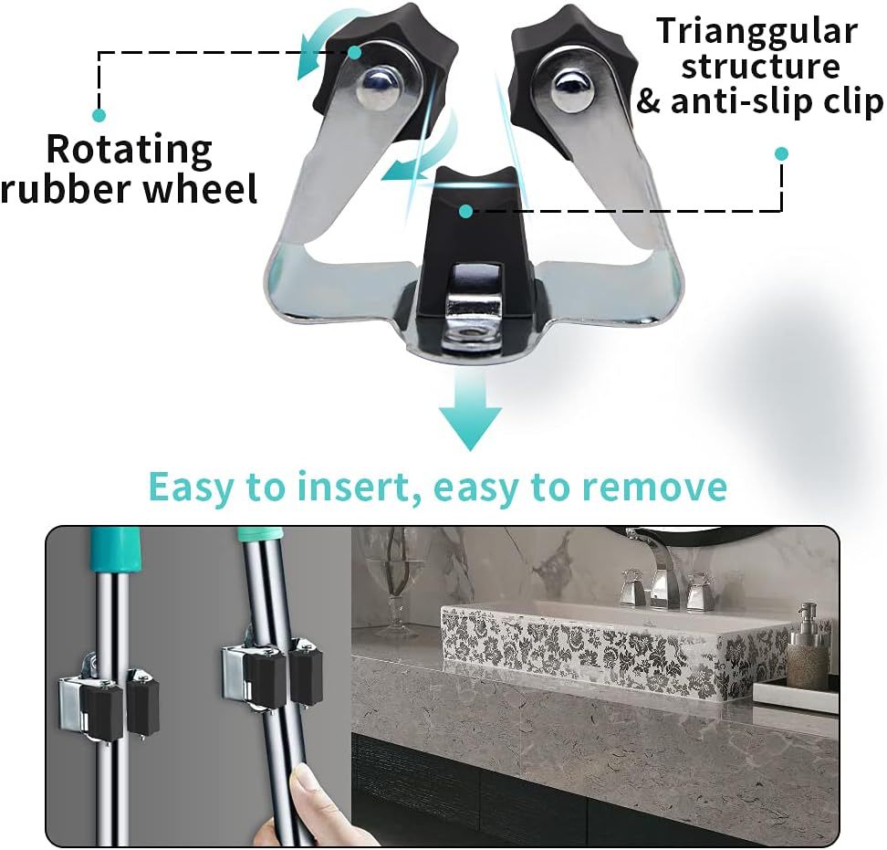 1/4 szt. Wieszak na miotłę, uc – Commercial Kitchen Wall Shelves recenzja i cena